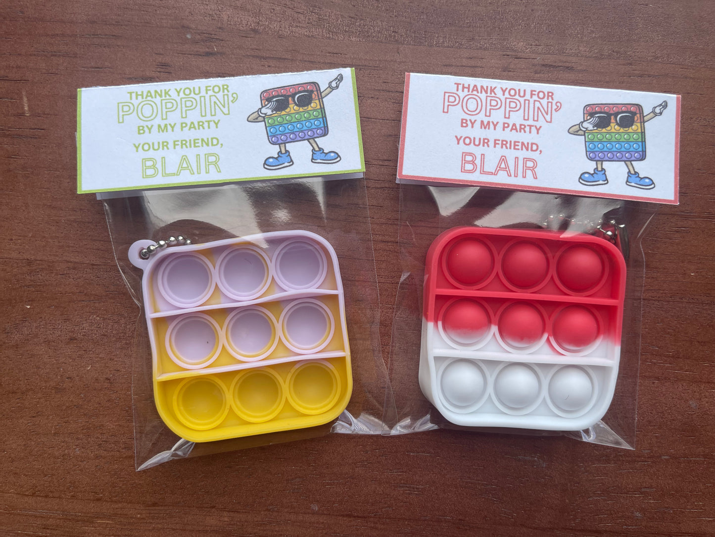 12 pk Mini Pop It Party Favor