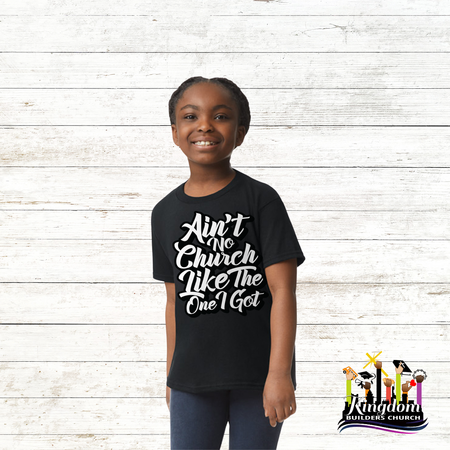 Kingdom Builder Church T-Shirt -Kids Size