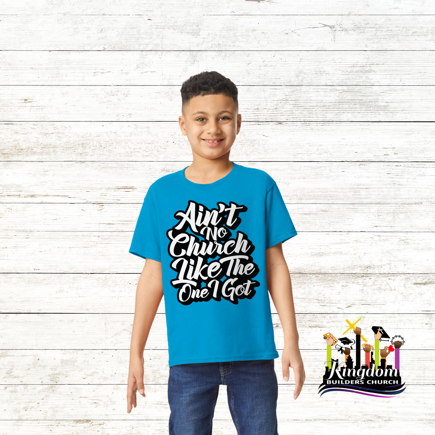Kingdom Builder Church T-Shirt -Kids Size