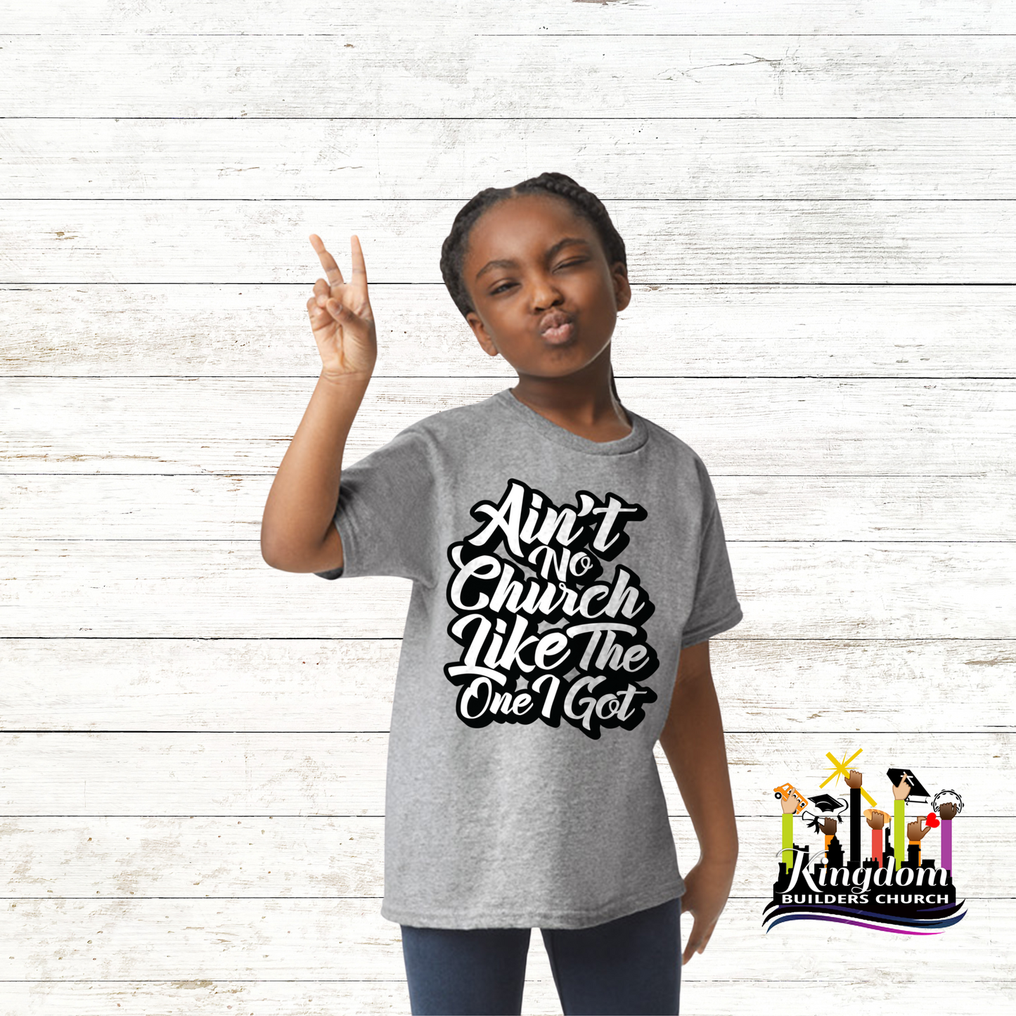 Kingdom Builder Church T-Shirt -Kids Size