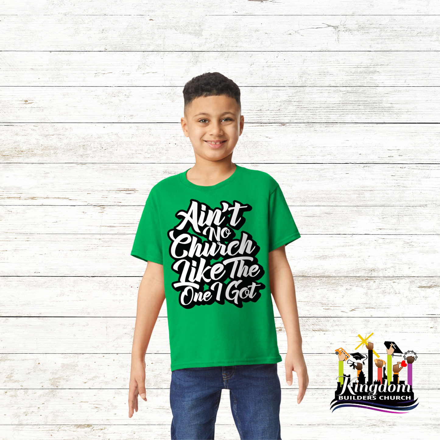 Kingdom Builder Church T-Shirt -Kids Size