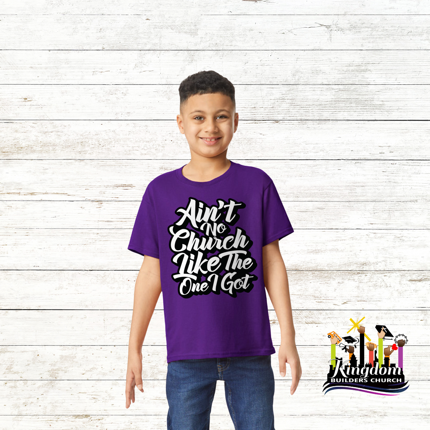 Kingdom Builder Church T-Shirt -Kids Size