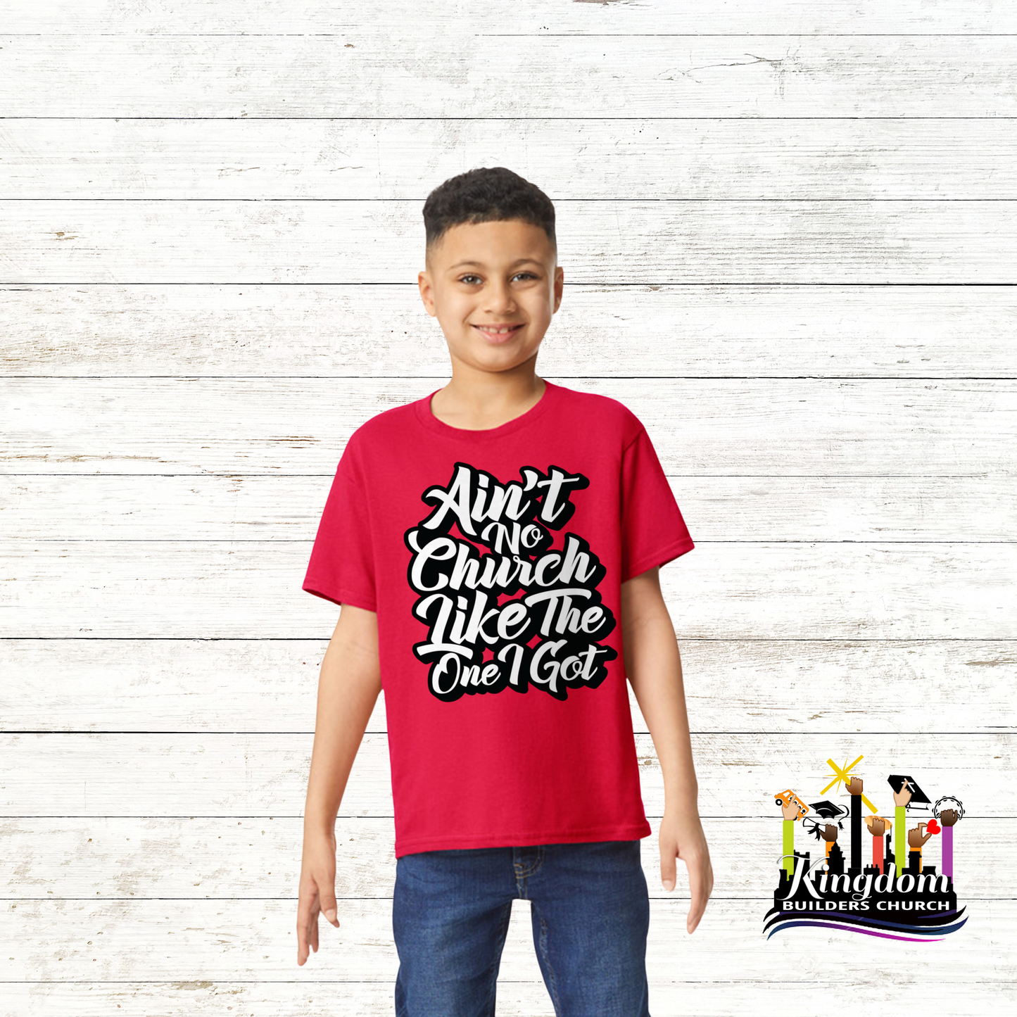 Kingdom Builder Church T-Shirt -Kids Size