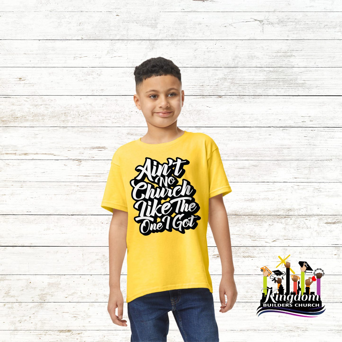 Kingdom Builder Church T-Shirt -Kids Size
